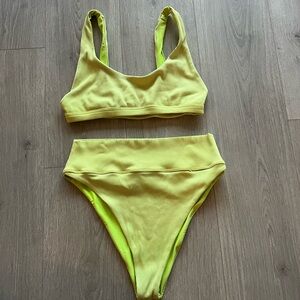 Beach Riot Neon Yellow Bikini